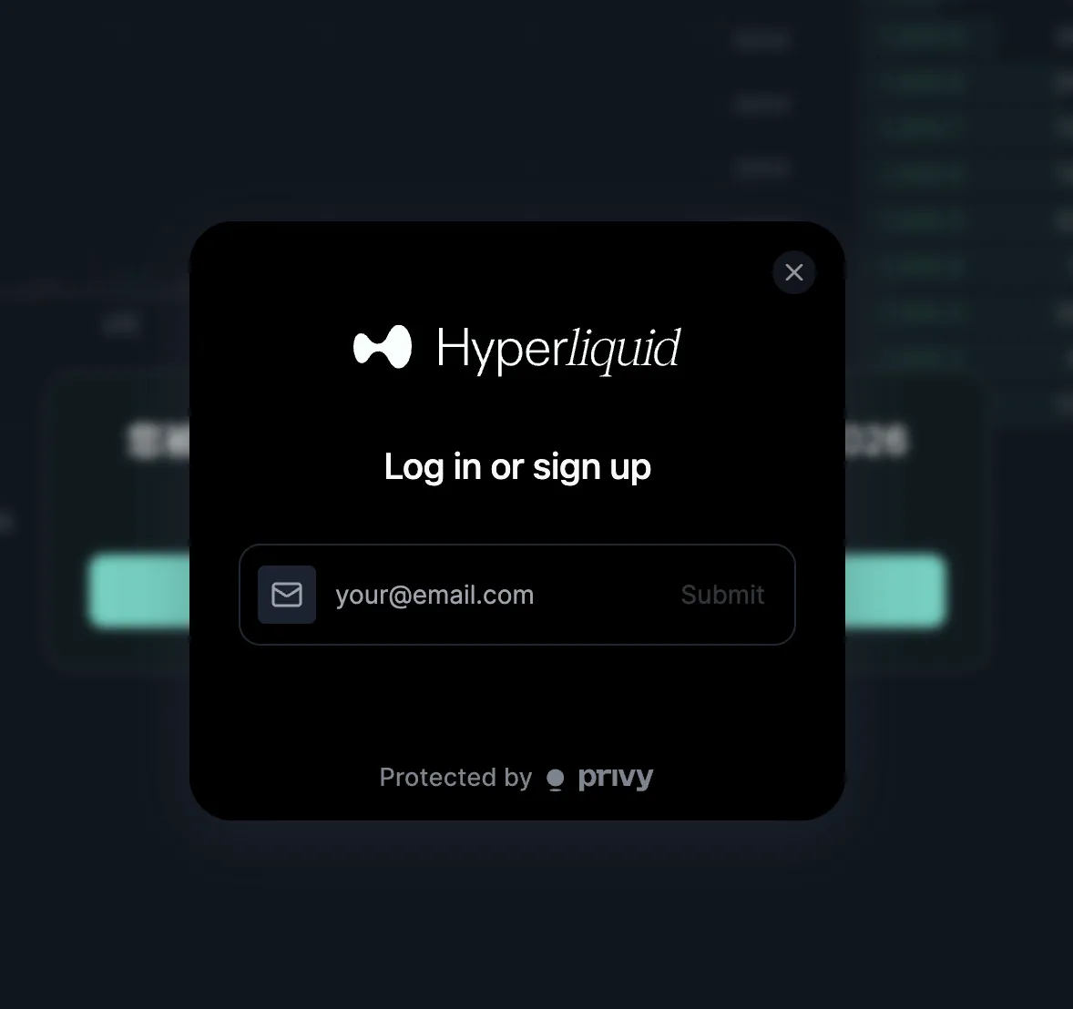 Hyperliquid 邮箱注册